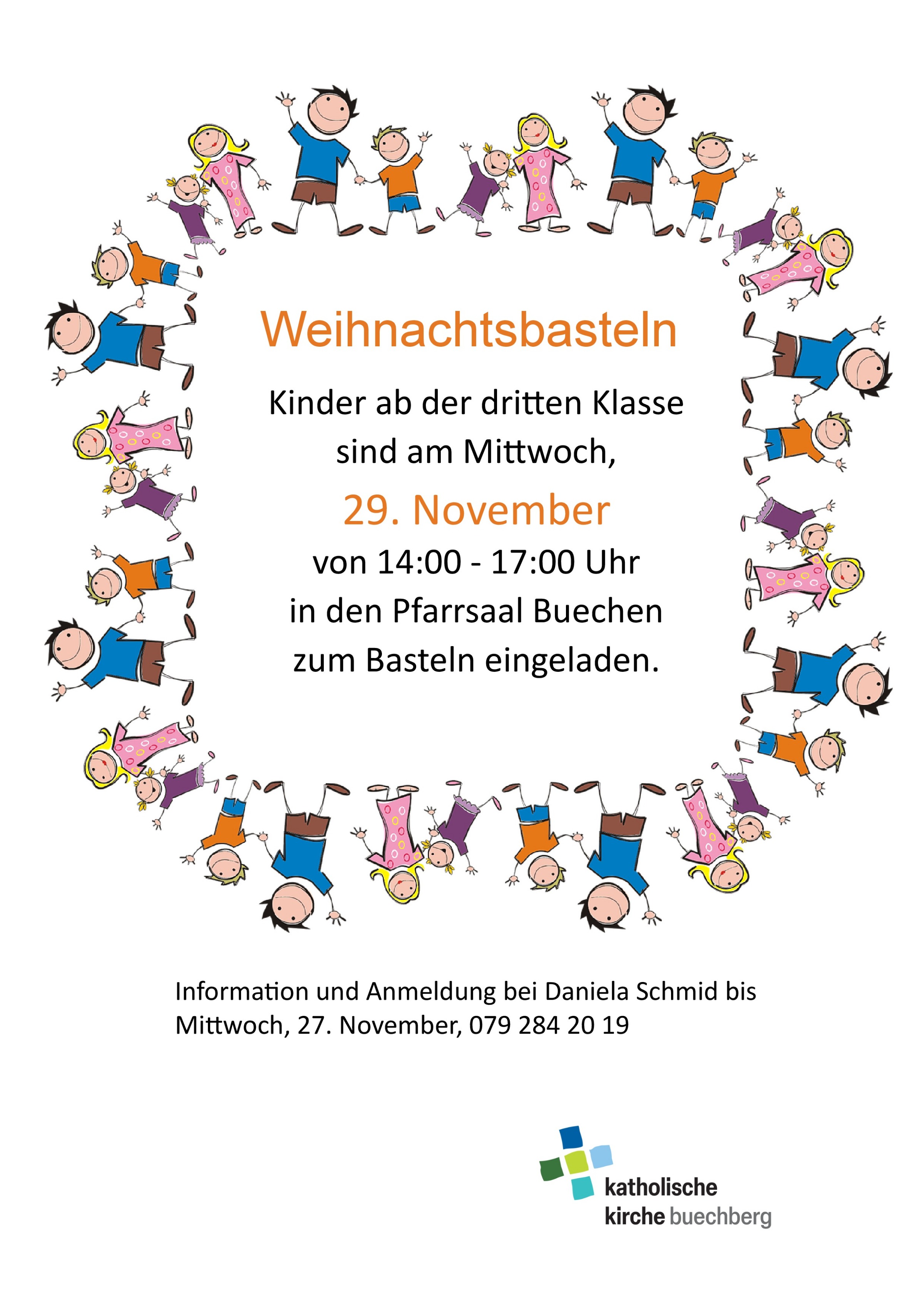 Kindernachtmittag Weihanchtsbasteln
