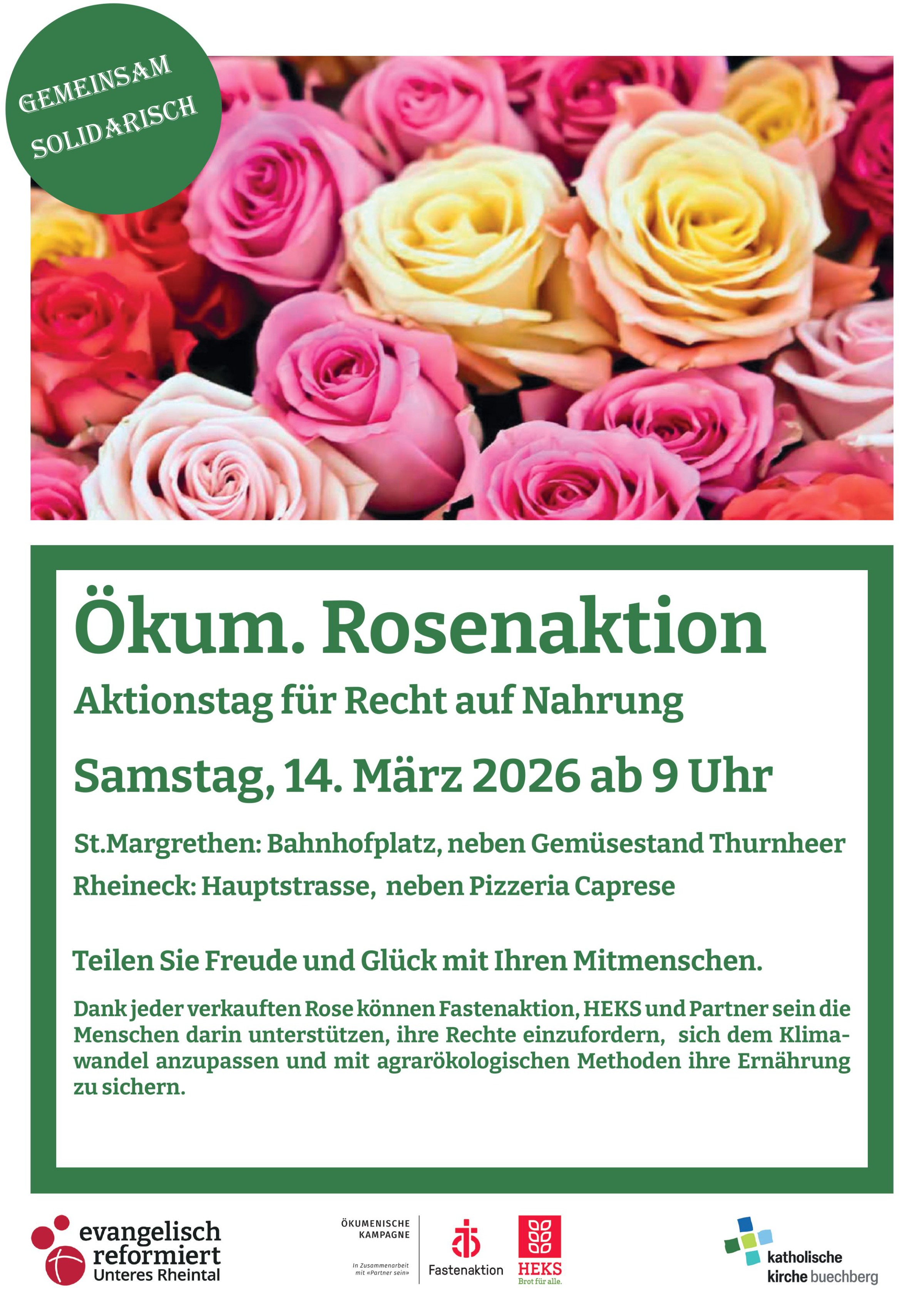 Ökumenische Rosenaktion